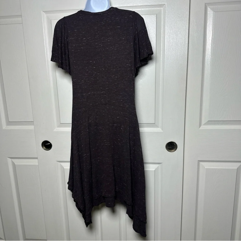 Dolan Anthropologie Women’s Small Melanie Maroon Sun Dress Asymmetrical Y2K Boho - Picture 2 of 15